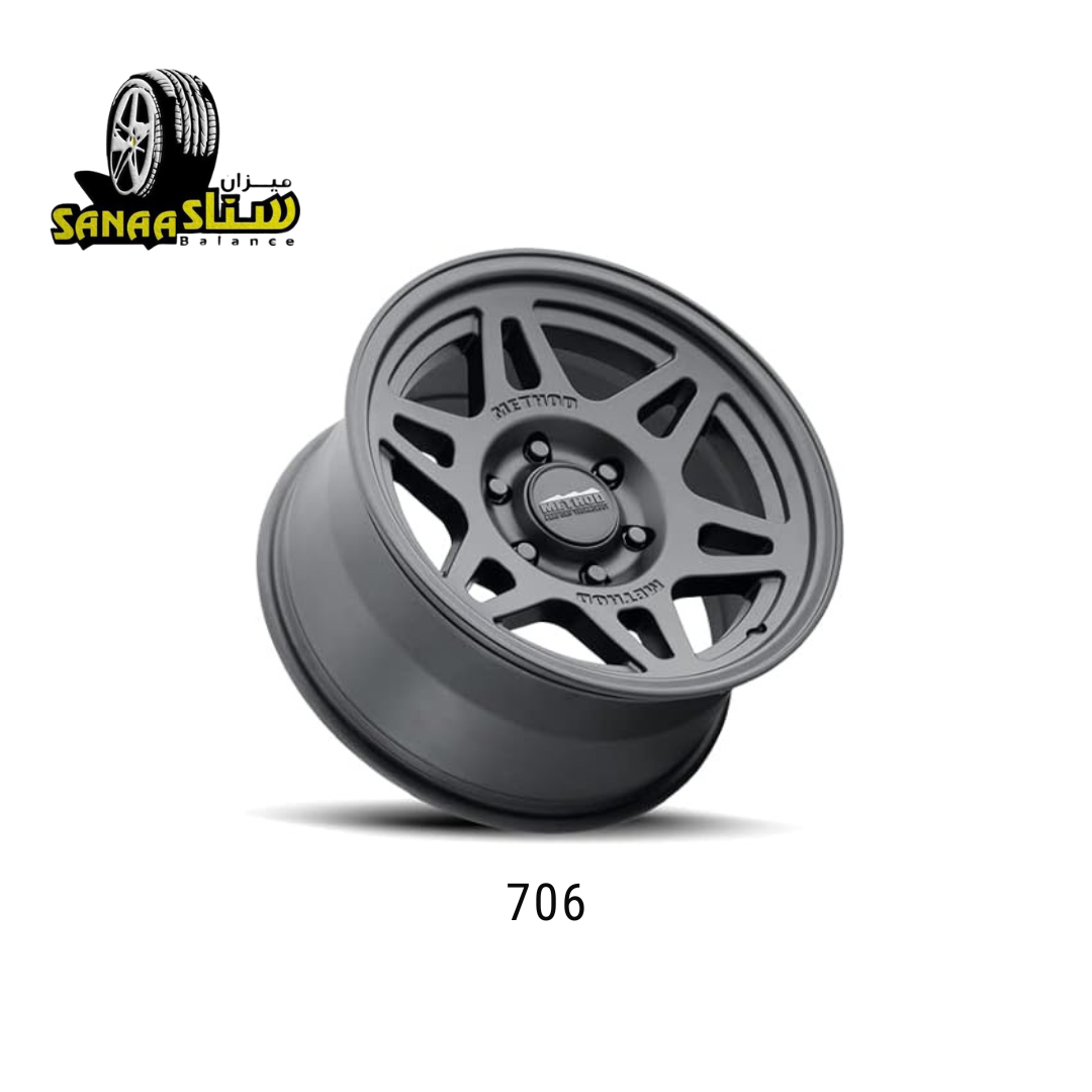 Method Race Wheels 706 Matte Black – SANAA Balance